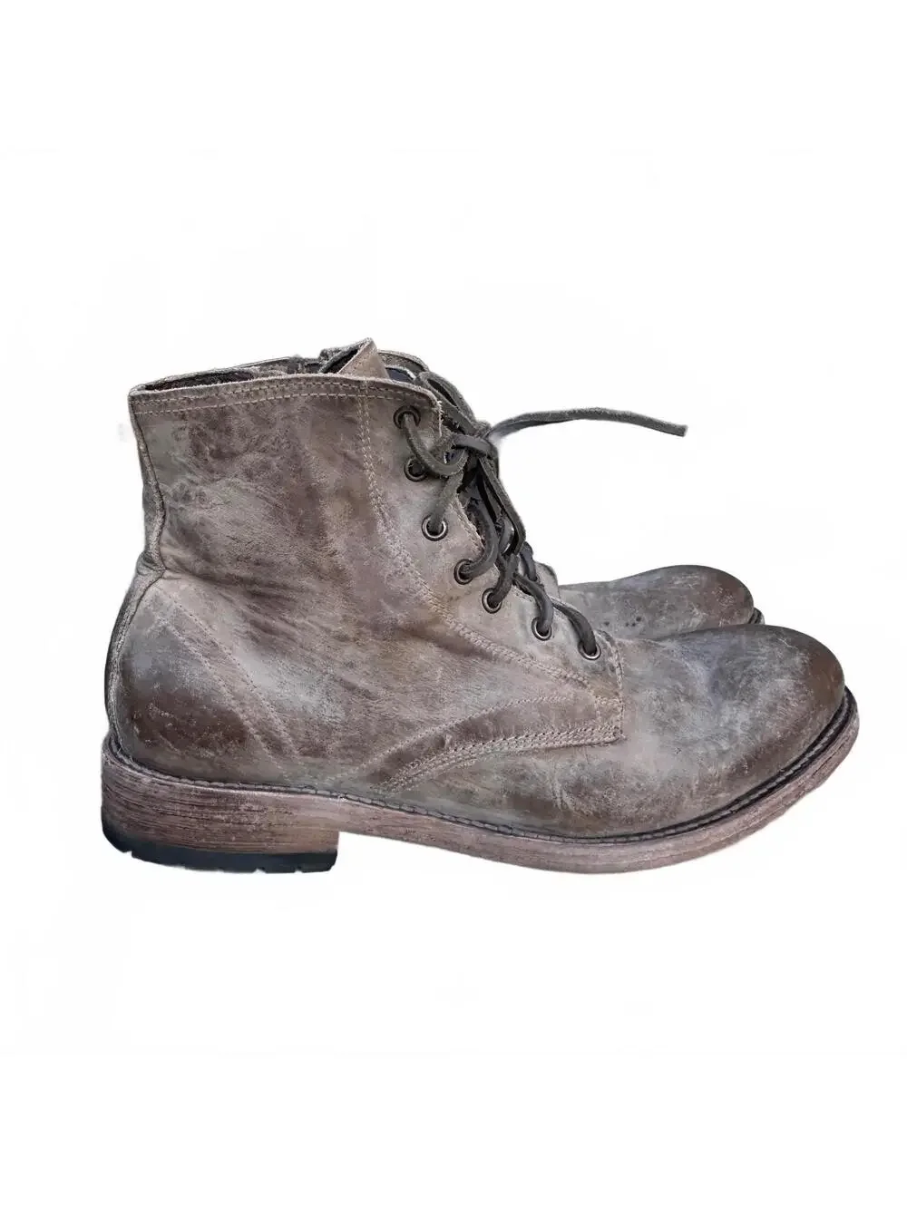 Freebird Pendleton Low Heeled Leather Boot Tan Size 13
